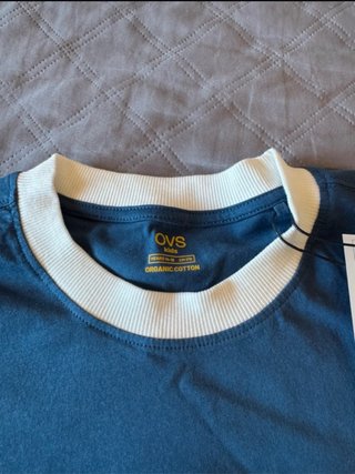 T-shirt OVS blu OFF-DUTY tg. 14/15 anni