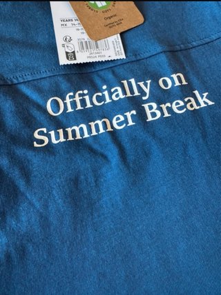 T-shirt OVS blu OFF-DUTY tg. 14/15 anni