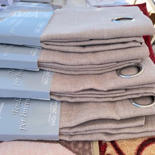 Set 4 Tende Vivy Victoria Beige 140x280 cm.