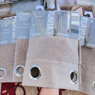 Set 4 Tende Vivy Victoria Beige 140x280 cm.