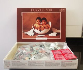 Puzzle Anne Geddes Bebés Huevo 500 Piezas