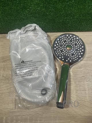 Alcachofa Ducha con Manguera 1,5 m, Alcachofa di Doccia ad Alta Pressione, Grande Risparmio Idrico Testa Doccia con 3 Modalità (Cromo)