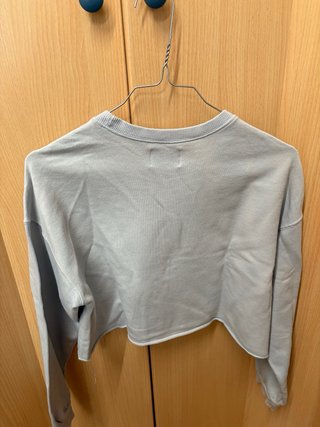Sudadera Crop Top Azul Palmdale