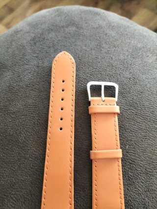 Correa de piel para reloj nueva