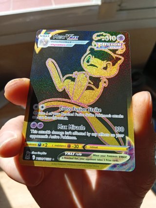 🇬🇧Mew VMAX Fusion Strike Carta Pokémon