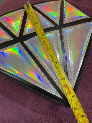 Bolso Diamante Holográfico
