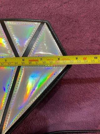 Bolso Diamante Holográfico
