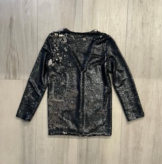 Chaqueta de lentejuelas manga larga