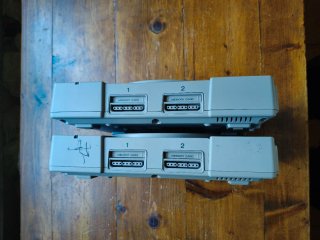 2x PlayStation 1 Sony Grigio