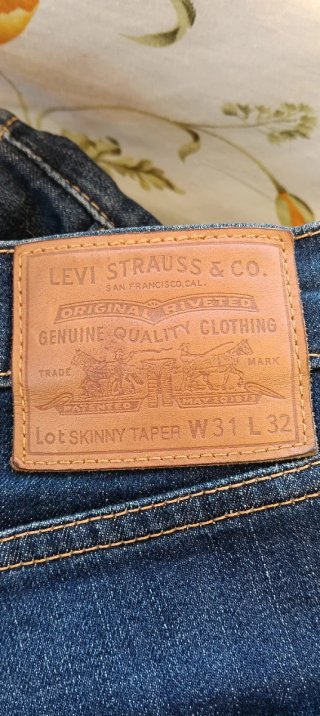 Levi's Skinny Taper W31 L32 Vaqueros Azules