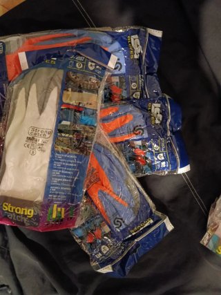 Guantes de trabajo ISA (Naranja/Gris)