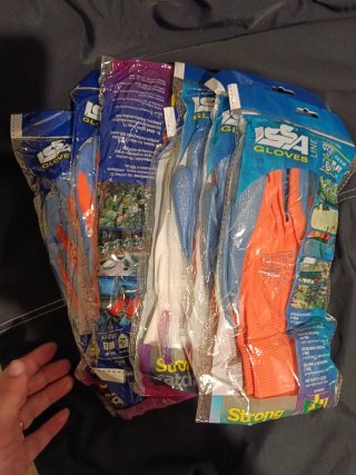 Guantes de trabajo ISA (Naranja/Gris)