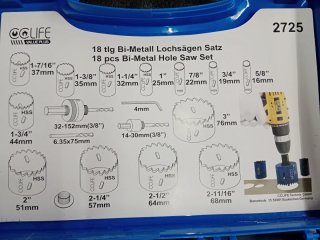Caja de coronas 18 pzs Bi-Metal