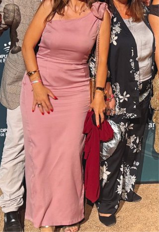 Vestido de fiesta rosa