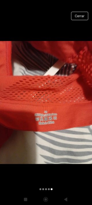 Sujetador deportivo talla M