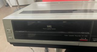 Reproductor VHS en funcionamiento