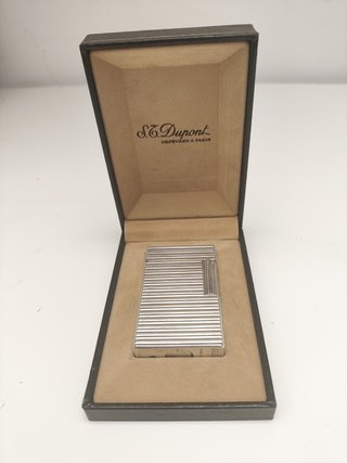 Encendedor S.T. Dupont Ligne 1 Plata (Vintage)