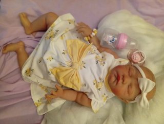 Bebé Reborn Vinilo/Tela Ponderada