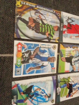Cromos firmados Hércules CF