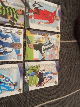 Cromos firmados Hércules CF