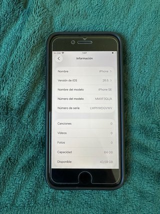 iPhone SE 64GB (3ª Gen) Gris Espacial