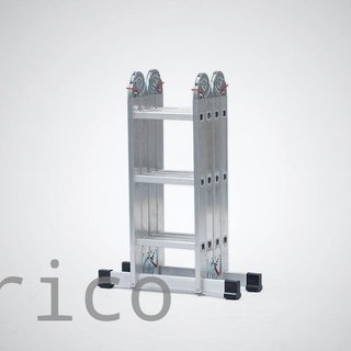 Escalera Multiflex Aluminio Profesional 4x3 Peldaños
