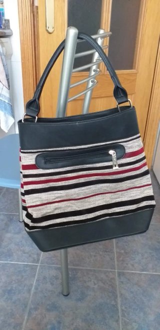 Bolso Negro Vintage Mujer