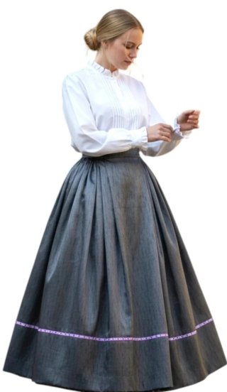 Falda Baturra Gris Talla 36/38
