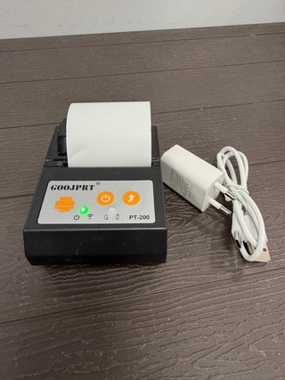 Impresora Térmica PT-200 Gris/Naranja