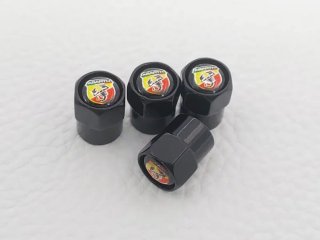 Abarth 4 Tapones de Neumáticos Llantas Ruedas