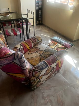 Sillón reclinable estampado