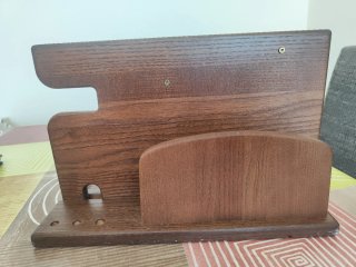 Organizador de escritorio de madera