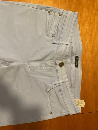 Pantalones Massimo Dutti turquesas