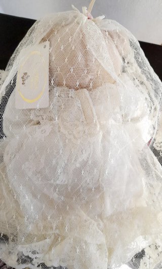 Osita de peluche vestida de novia