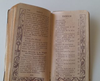Antiguo Misal de comunión en piel. Años 20