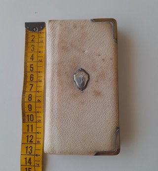 Antiguo Misal de comunión en piel. Años 20