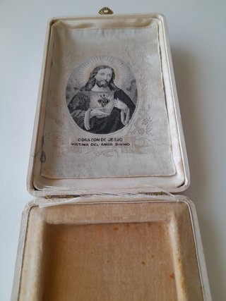 Antiguo Misal de comunión en piel. Años 20