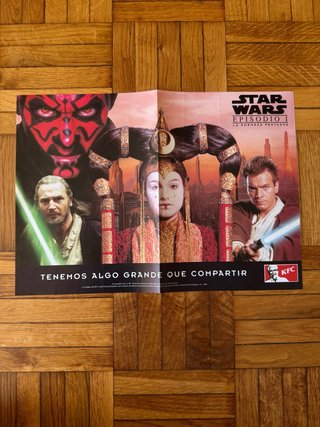 Póster Star Wars Episodio I KFC