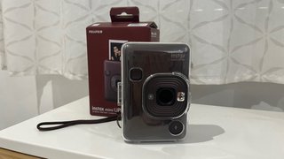 Instax Mini Liplay con Funda Transparente