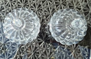 Set 2 Ciotole Vetro Coperchio