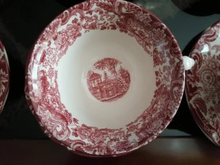 Tazas de desayuno Cartuja Sevilla Rosa x6