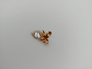 Pendientes lazo corazón