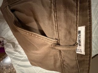 Pantalón cargo baggy Pull&Bear marrón talla 44