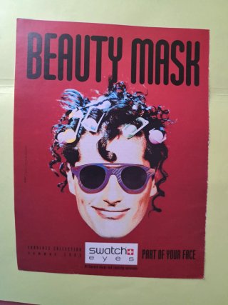 Ritaglia pubblicità Swatch Beauty Mask