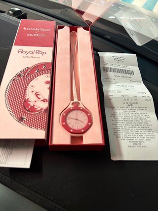 Swatch x AP Royal Pop Otto Rosso