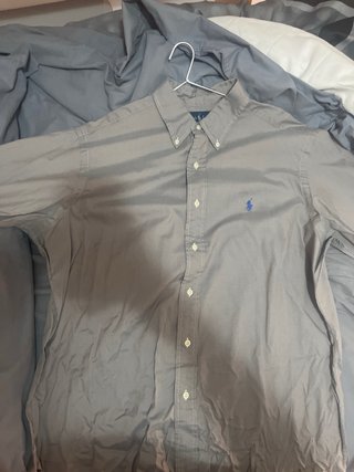 Camisa Polo Ralph Lauren Gris