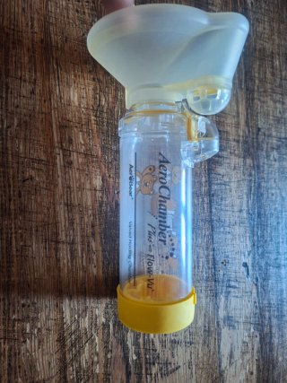 AeroChamber Plus eith Flow-Vu Máscara Pediátrica 1