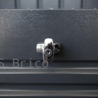 Baúl Arcón Metálico Antracita - 187x78x72 cm - Trimetals