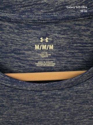Camiseta Under Armour Talla M Azul/Gris
