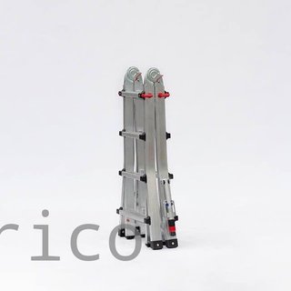 Escalera Telescópica Aluminio 3+3 Peldaños Teleflex